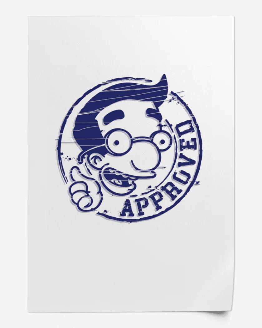 Print Blanco de milhouse approved