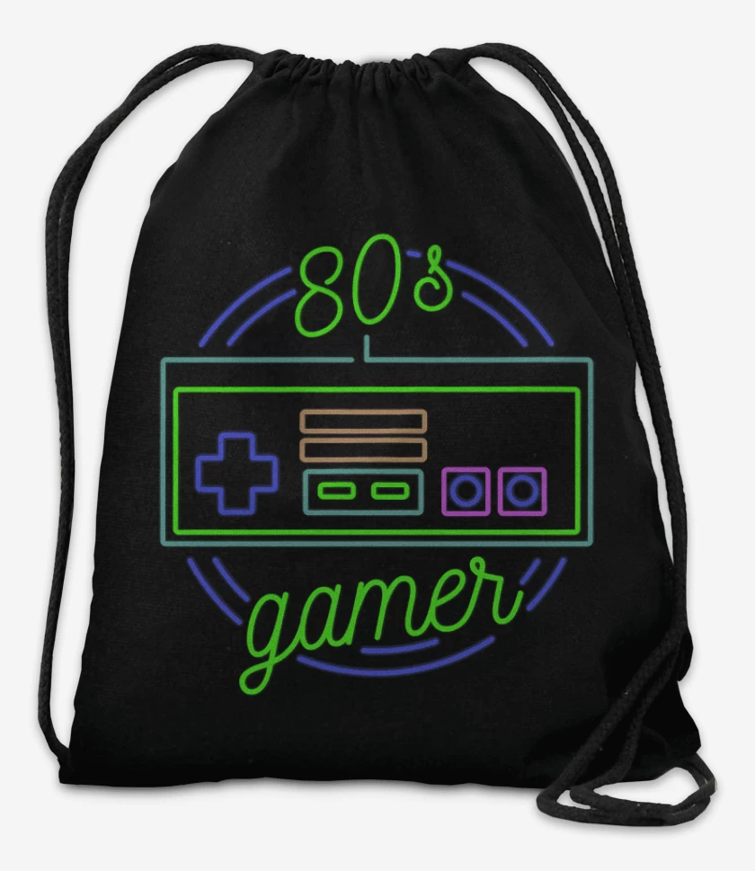 Mochila Negro de 80s gamer