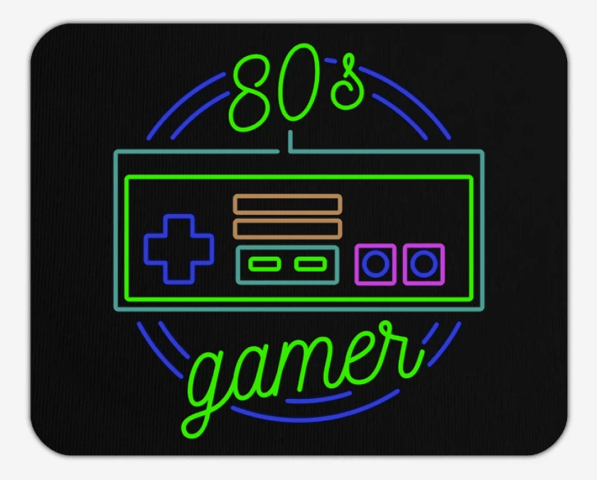 Mousepad 80s gamer