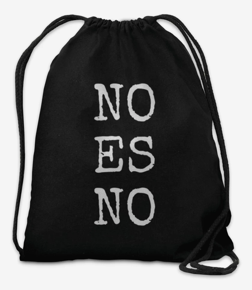 Mochila Negro de No es no