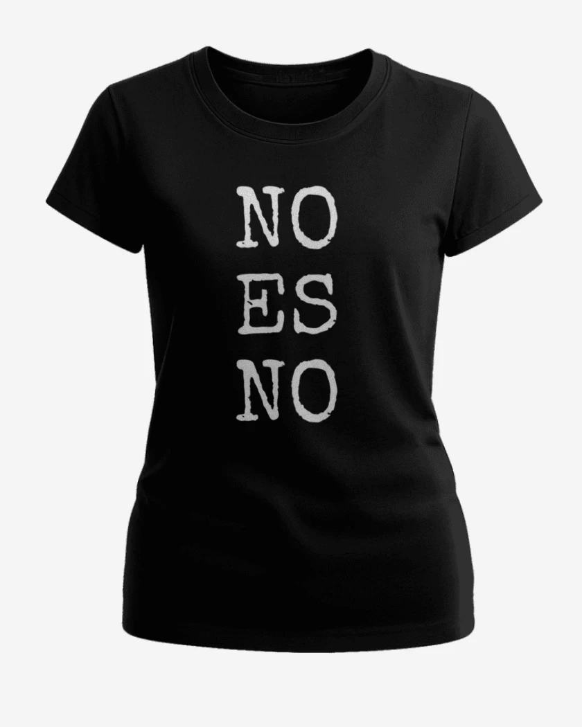 Polera de Mujer Negro de No es no
