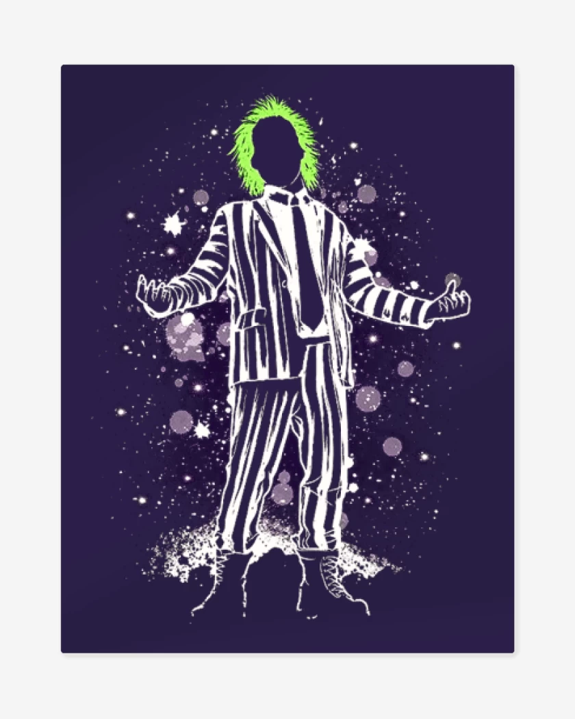 Print metalico Morado de El jugo de barata