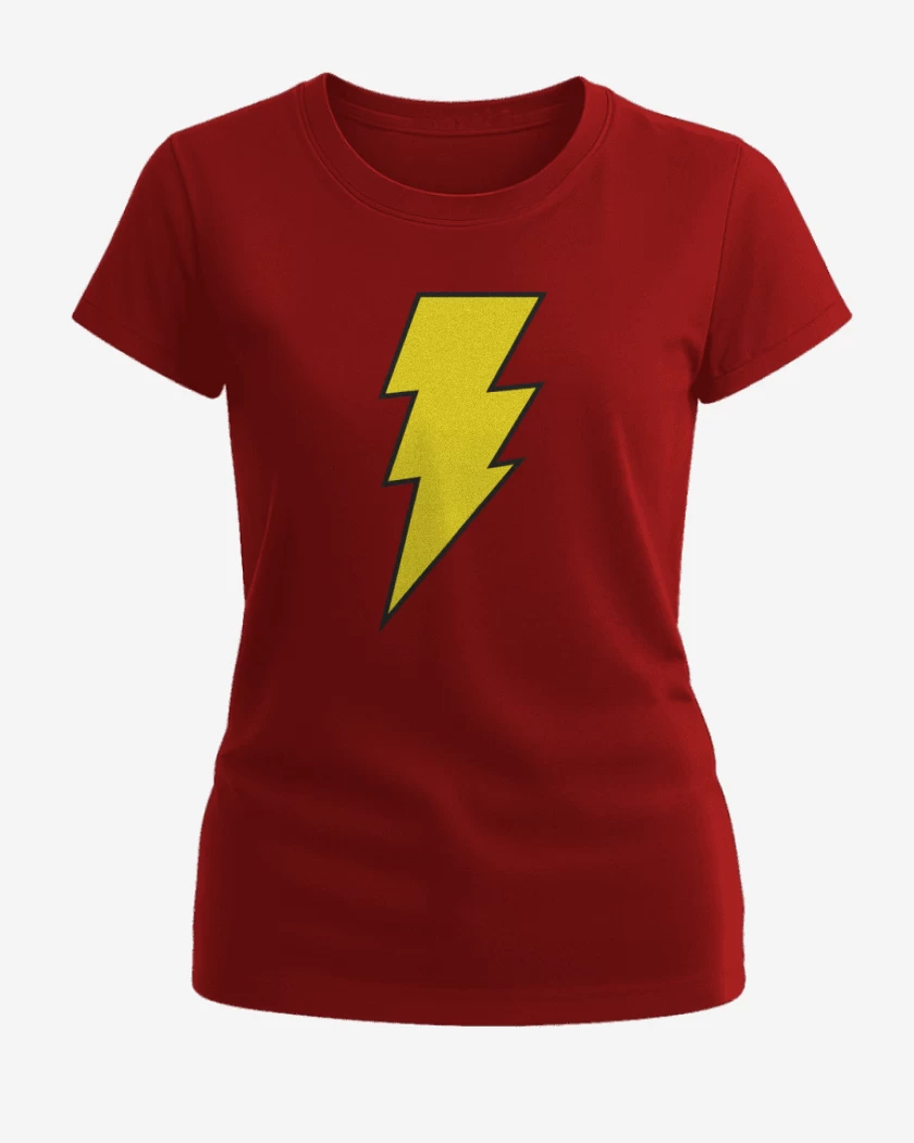 Polera de Mujer Rojo de Rayito magico