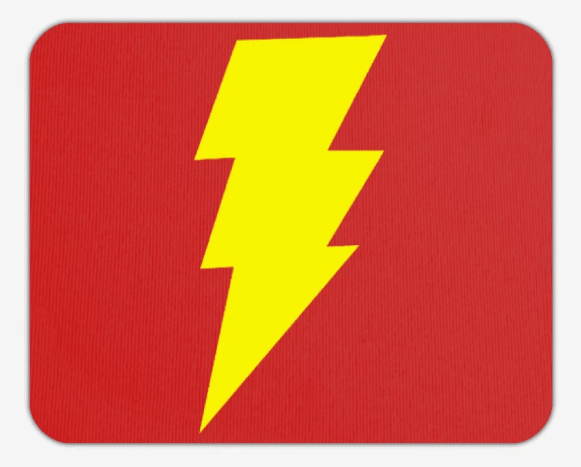 Mousepad Rojo de Rayito magico 2
