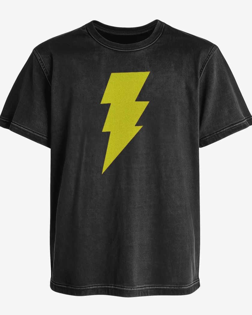 Polera desgastada Negro de Rayito magico 2