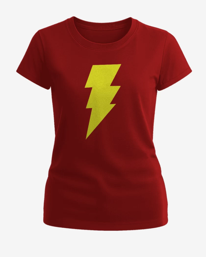 Polera de Mujer Rojo de Rayito magico 2