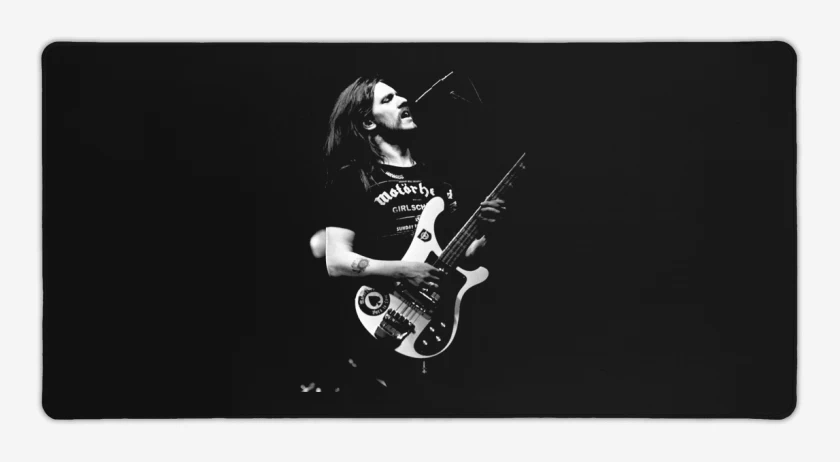 Mouse pad Gamer Negro de Lemmy