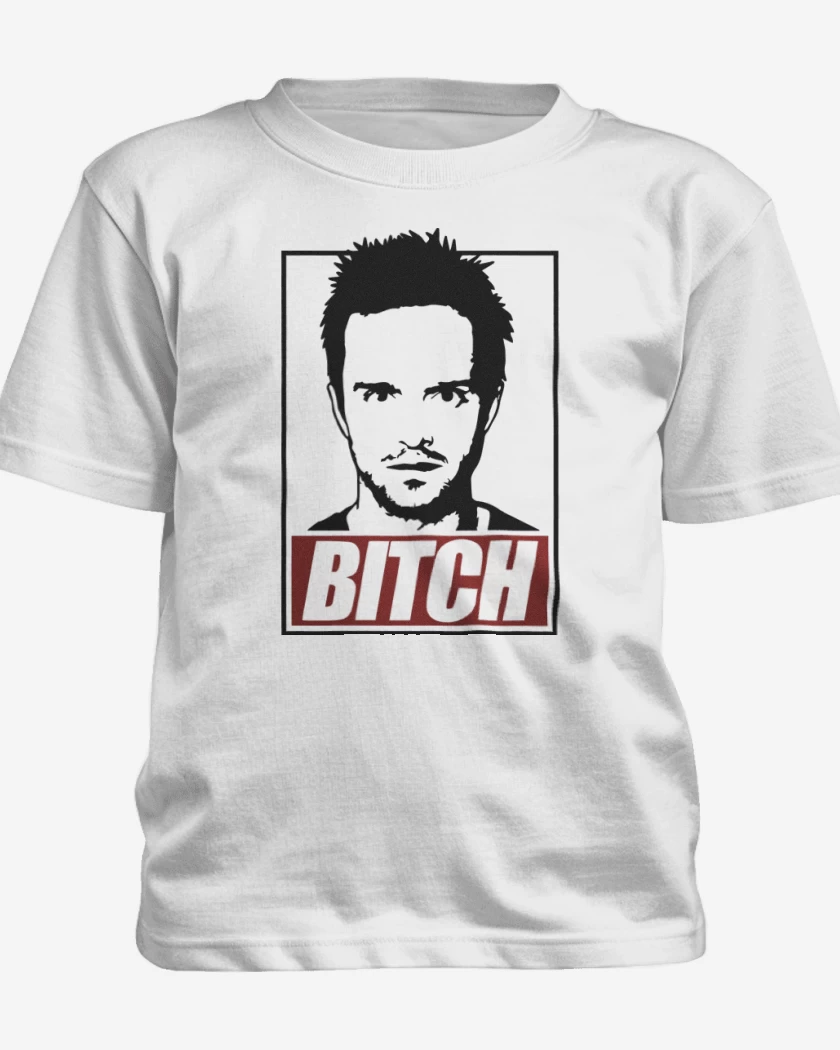Polera de niño Blanco de Jesse - Bitch