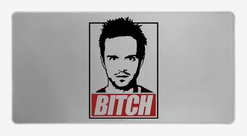 Mouse pad Gamer Gris Melange de Jesse - Bitch