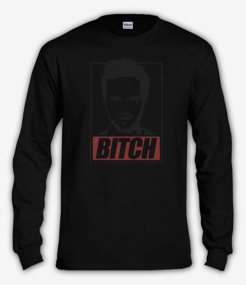 Polera manga larga Negro de Jesse - Bitch