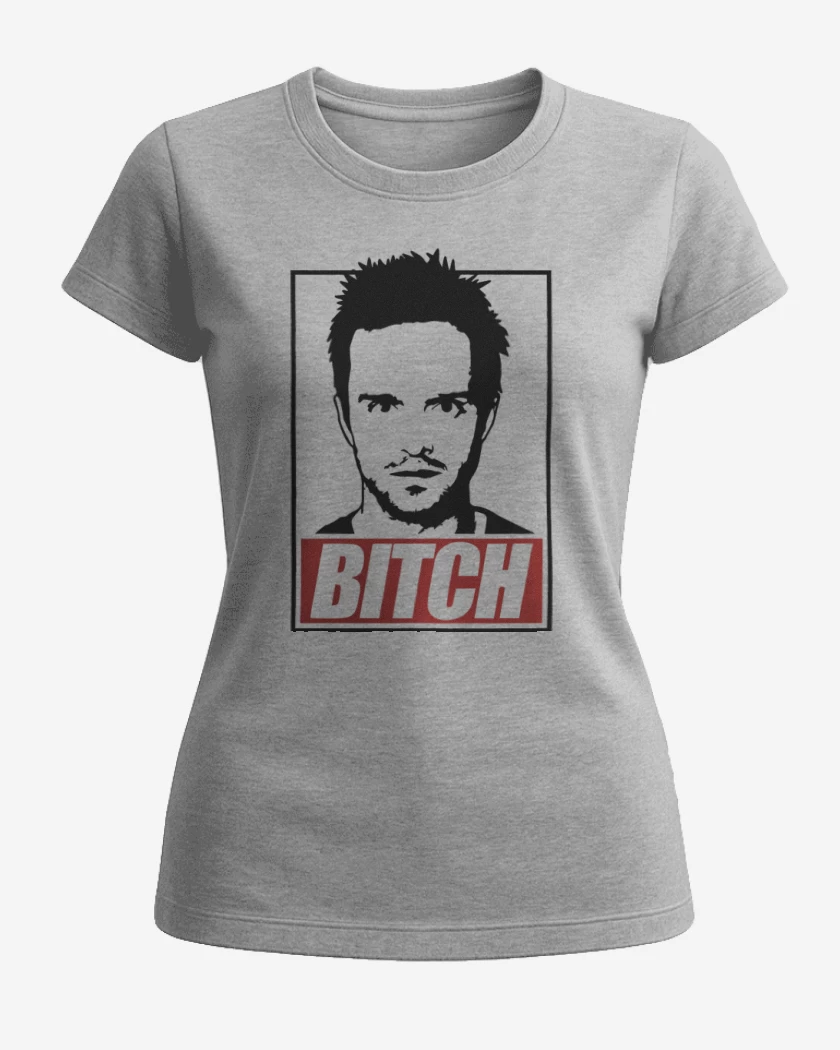 Polera de Mujer Gris Melange de Jesse - Bitch