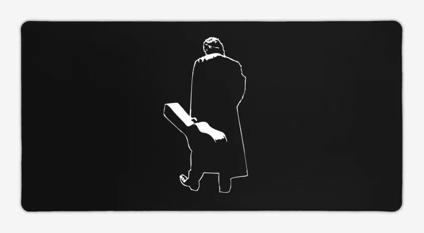 Mouse pad Gamer Negro de Man in black