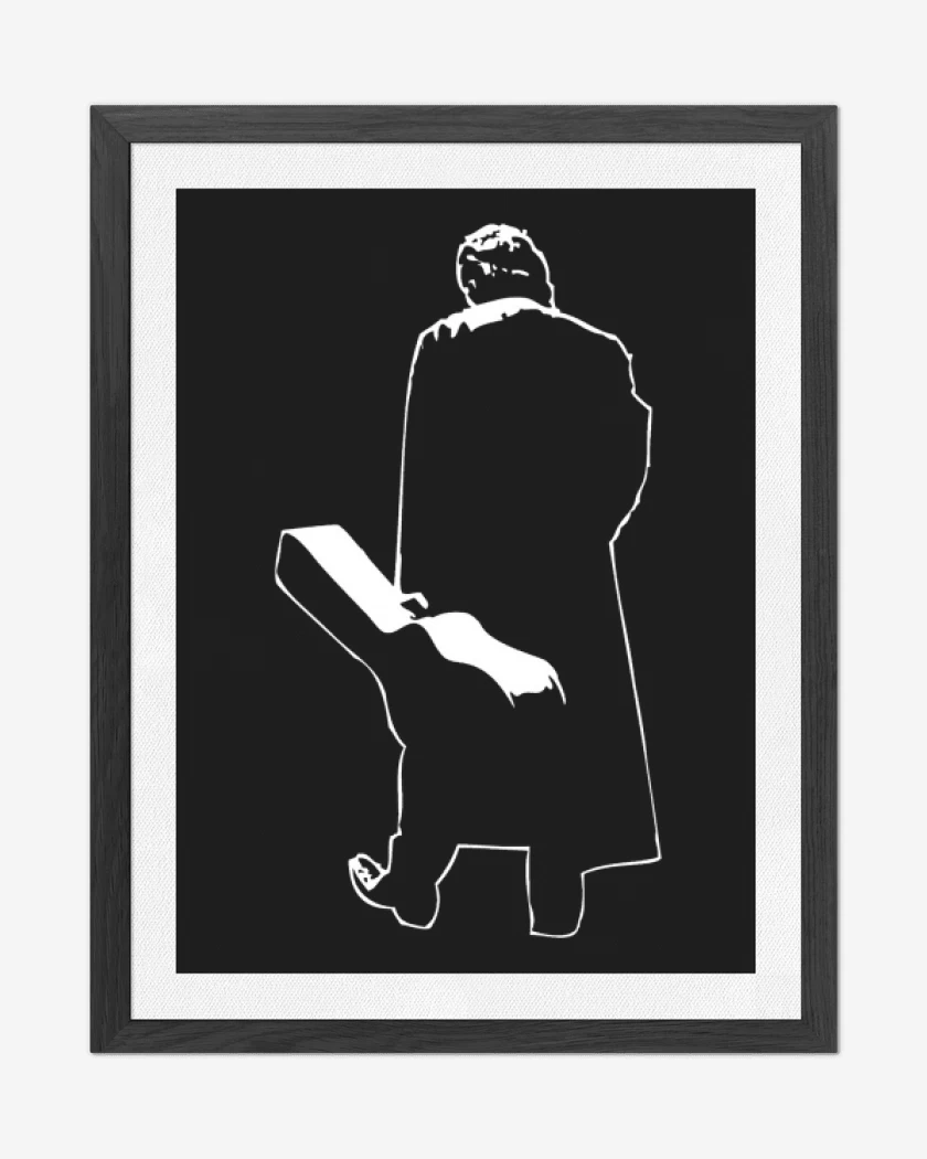 Cuadro decorativo Negro de Man in black