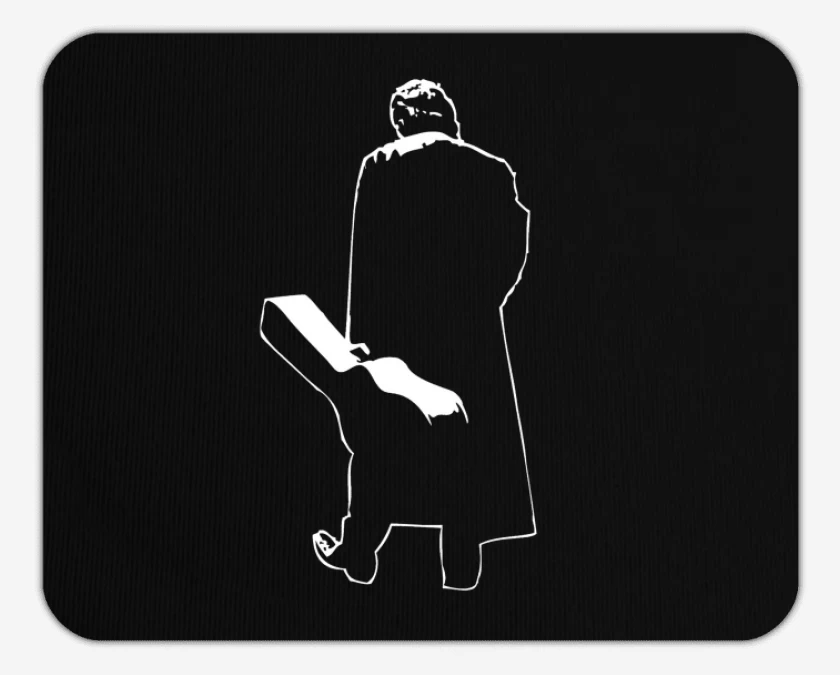 Mousepad Man in black