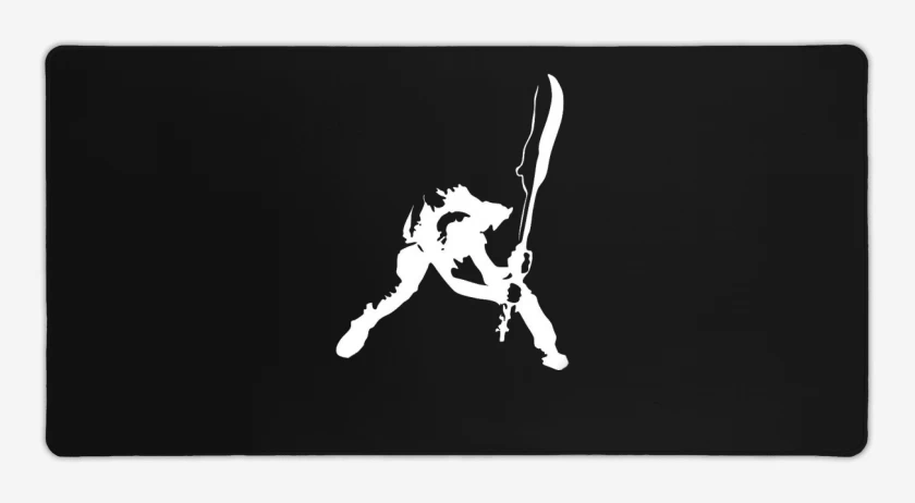Mouse pad Gamer Negro de The Clash guitarra