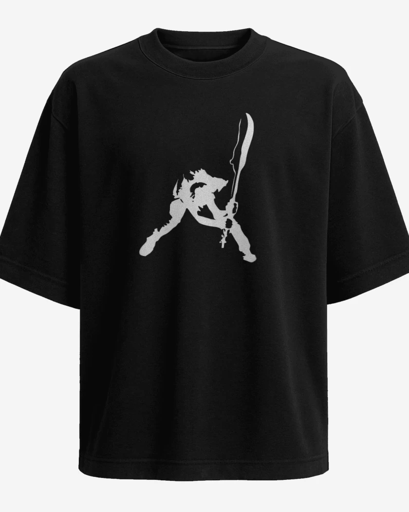 Polera Oversize The Clash guitarra