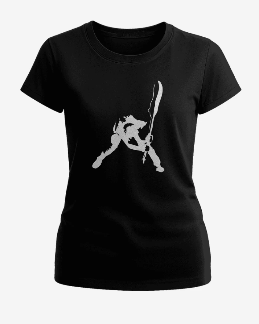 Polera de Mujer Negro de The Clash guitarra