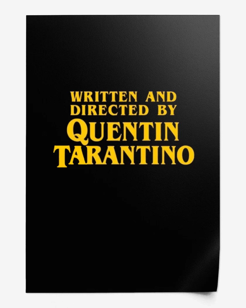 Print Directed by Tarantino