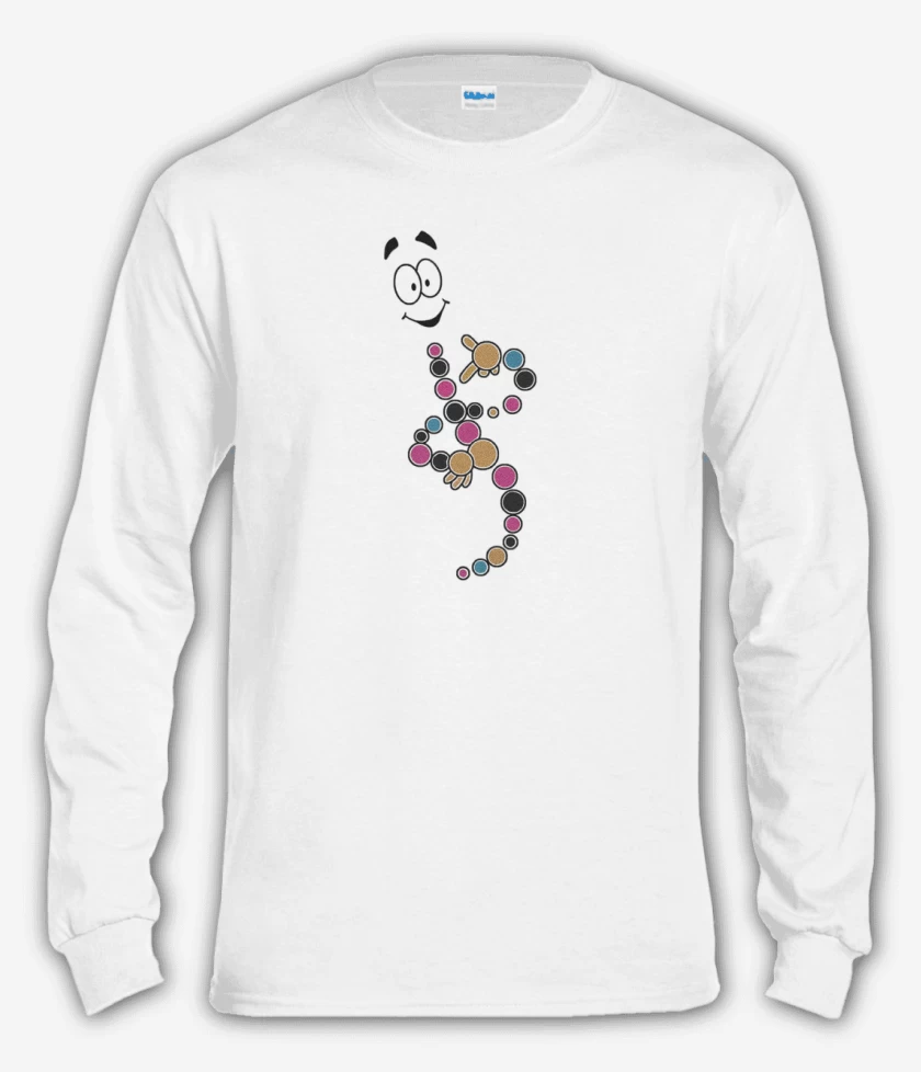 Polera manga larga Blanco de Mr. adn jurassic