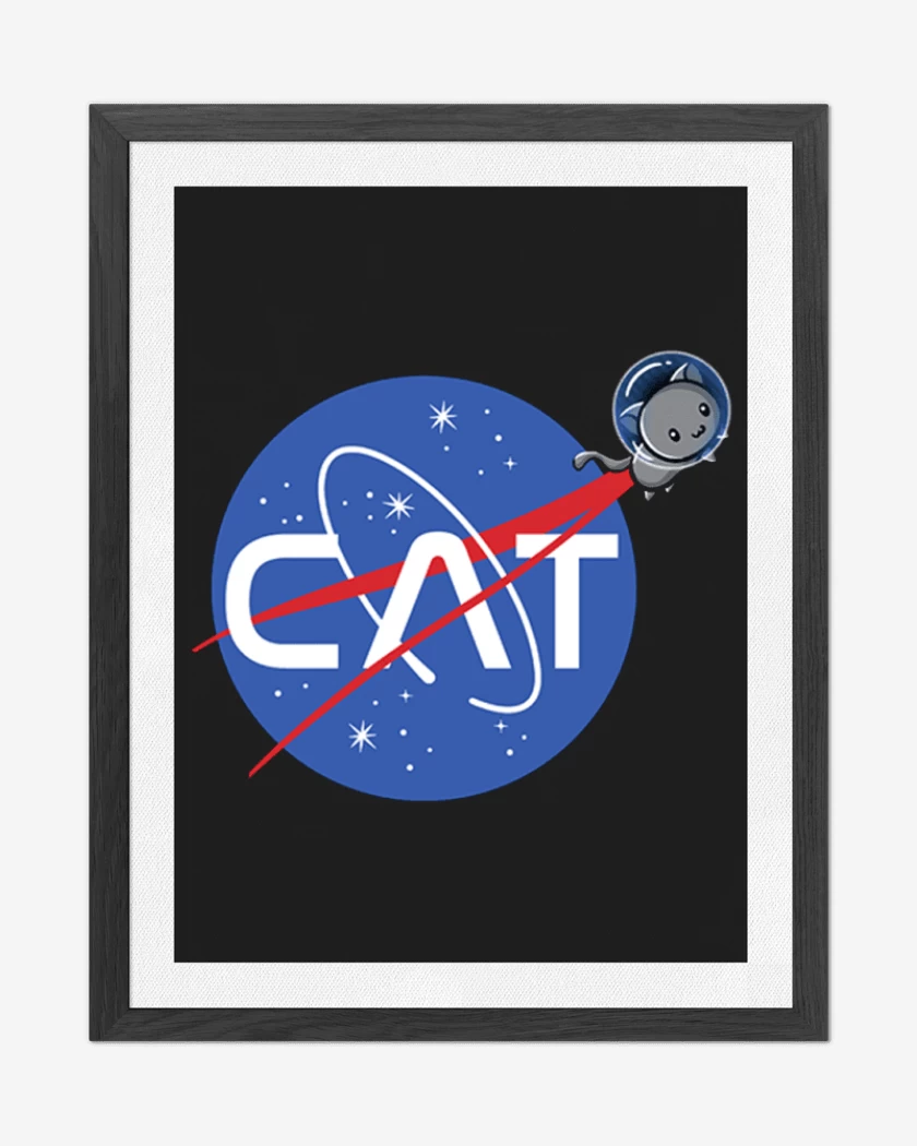 Cuadro decorativo Negro de Cat Nasa