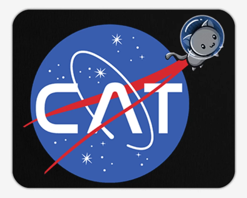 Mousepad Cat Nasa
