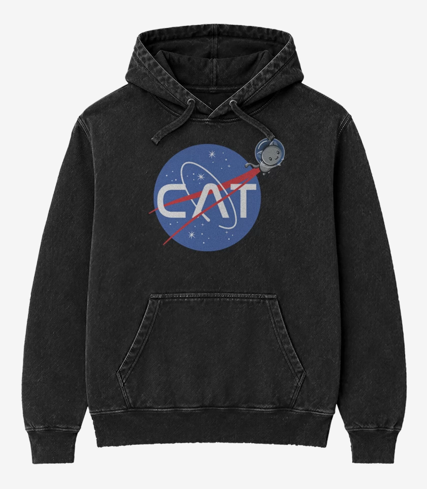 Poleron Canguro Acid Wash Cat Nasa
