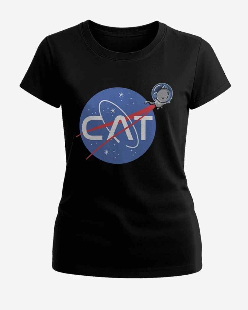 Polera de Mujer Negro de Cat Nasa