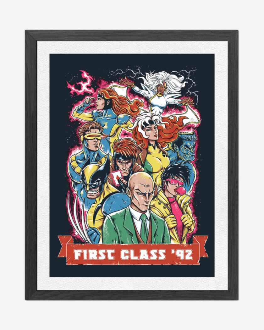 Cuadro decorativo Azul Marino de X men first class