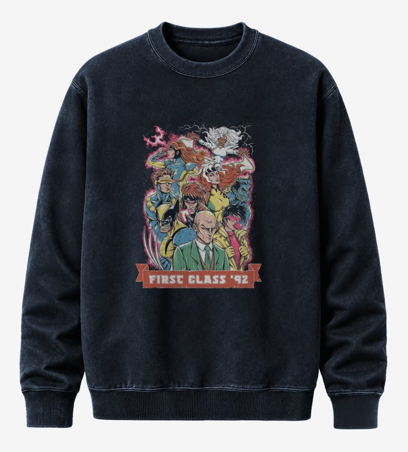 Poleron Polo Acid Wash Azul Marino de X men first class