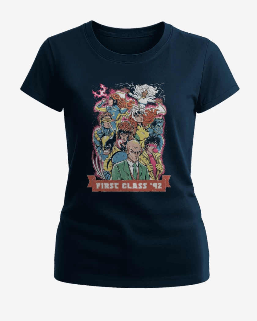 Polera de Mujer Azul Marino de X men first class