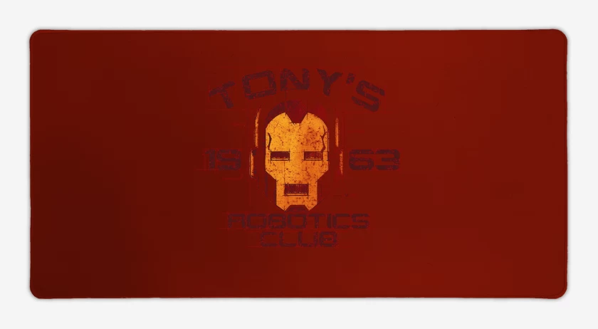 Mouse pad Gamer Rojo de Tony first iron man 