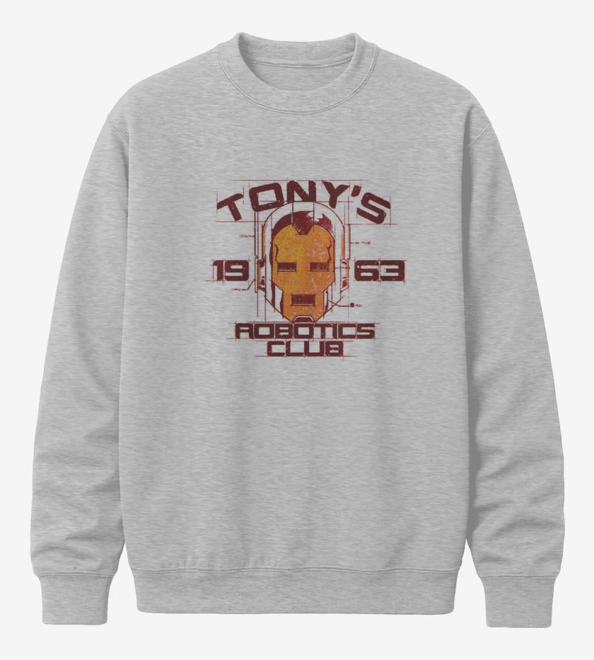 Poleron polo Gris Melange de Tony first iron man 
