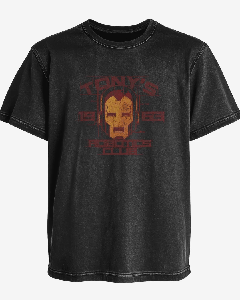 Polera desgastada Tony first iron man 
