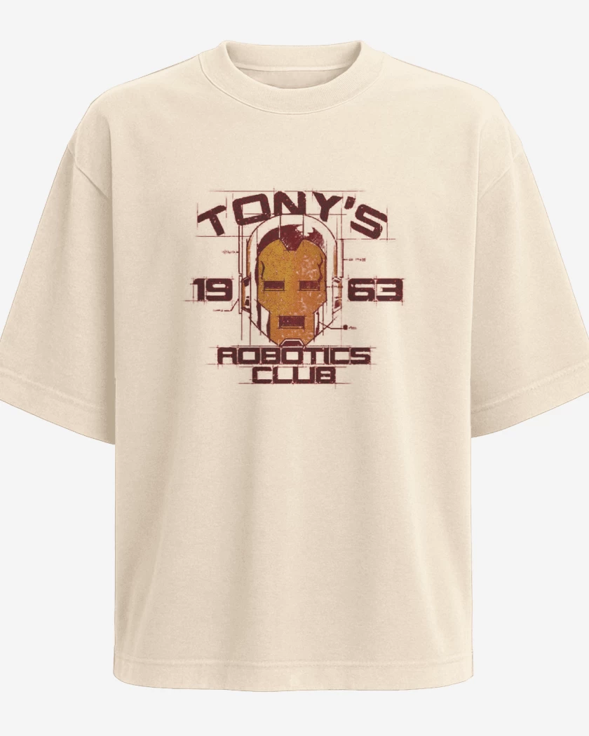 Polera Oversize Tony first iron man 