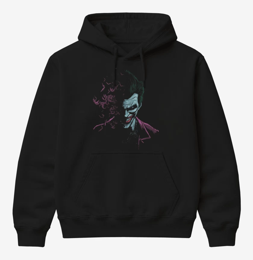 Poleron Canguro básico Negro de Batjokerr