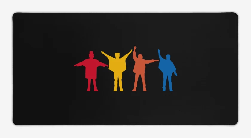 Mouse pad Gamer The Beatles - Siluetas