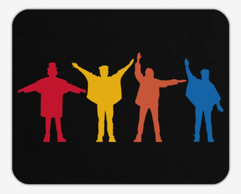 Mousepad The Beatles - Siluetas