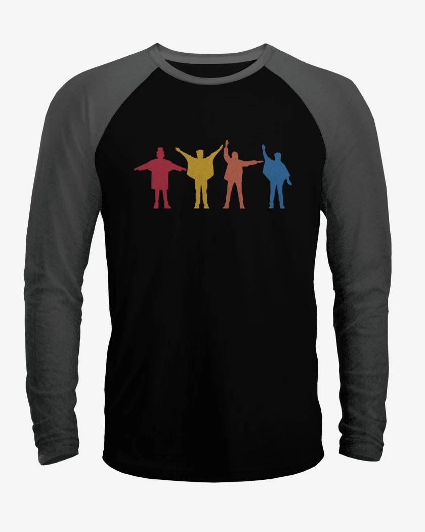 Polera Raglan The Beatles - Siluetas