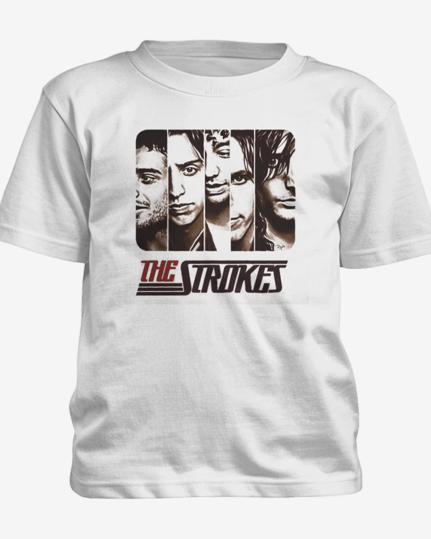 Polera de niño Blanco de THE STROKES 2