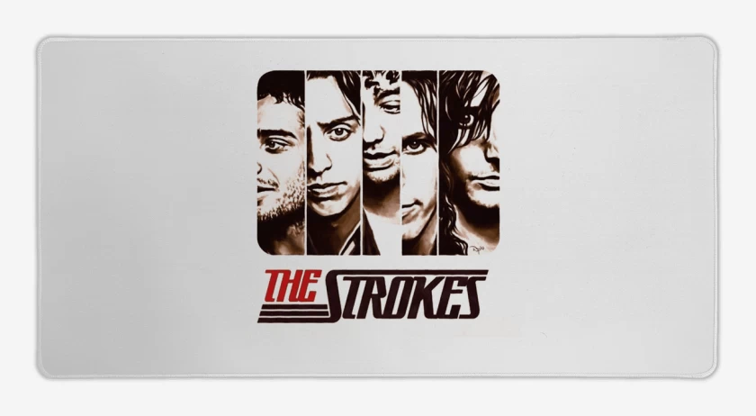 Mouse pad Gamer Blanco de THE STROKES 2