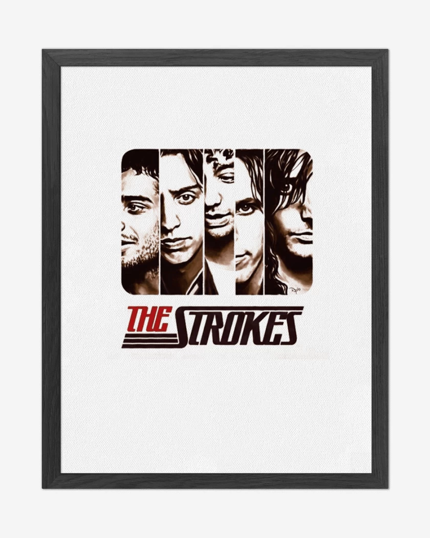 Cuadro decorativo Blanco de THE STROKES 2
