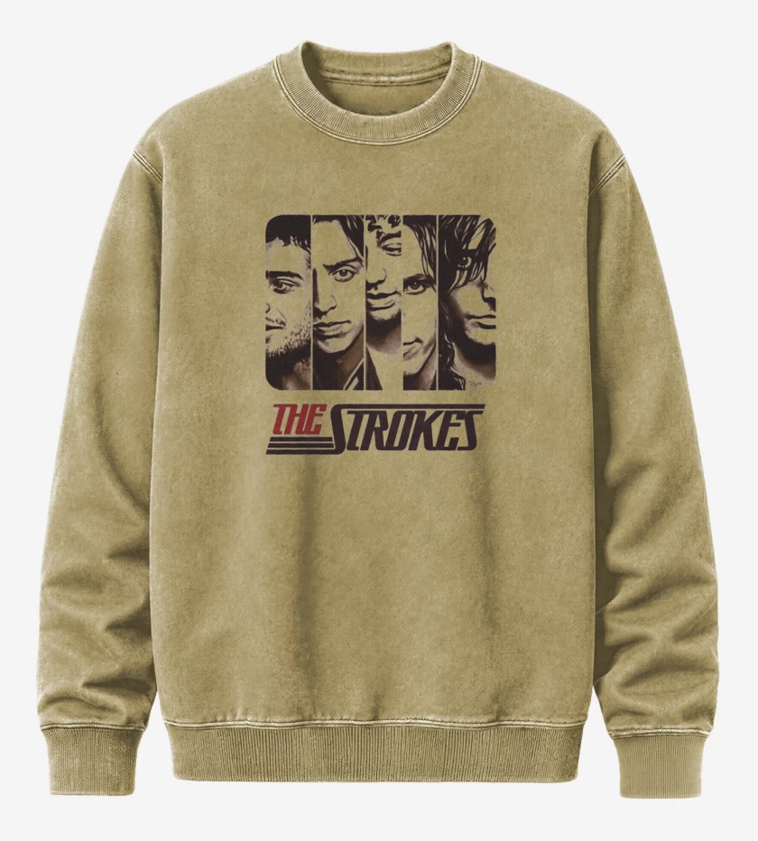 Poleron Polo Acid Wash Beige de THE STROKES 2