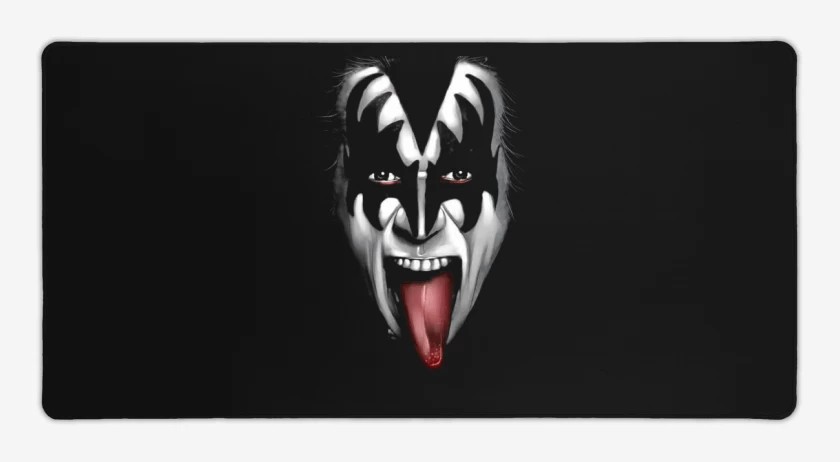 Mouse pad Gamer Negro de KISS 2 