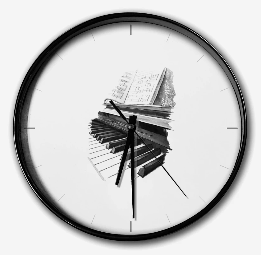 Reloj Blanco de PIANO ACUA