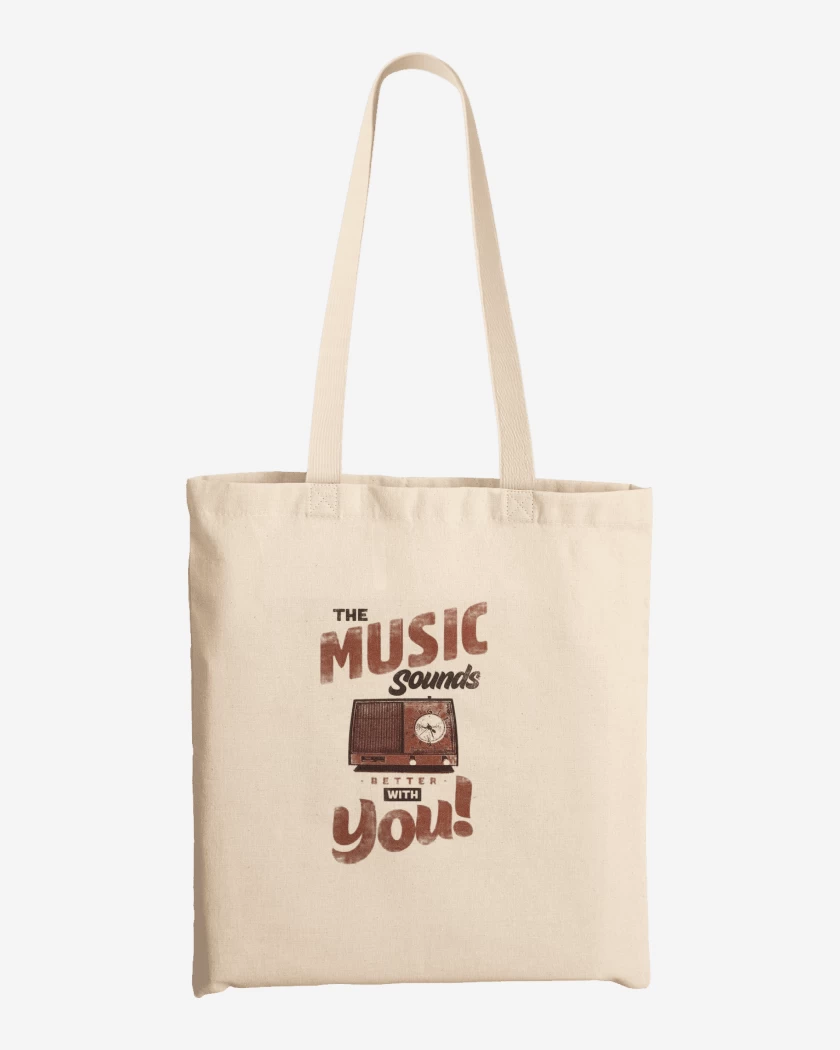 Totebag MUSIC SOUNDS YOU 