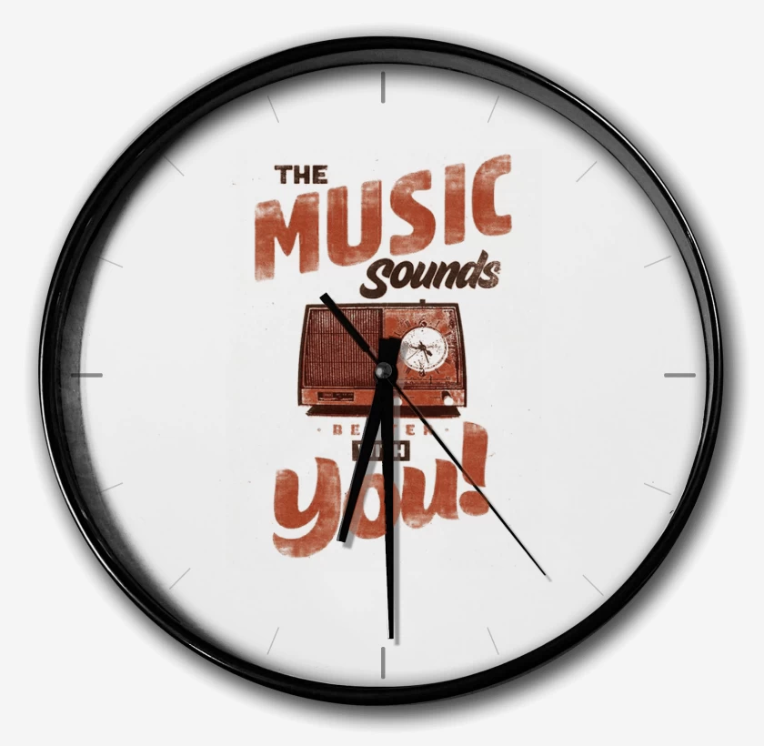 Reloj Blanco de MUSIC SOUNDS YOU 