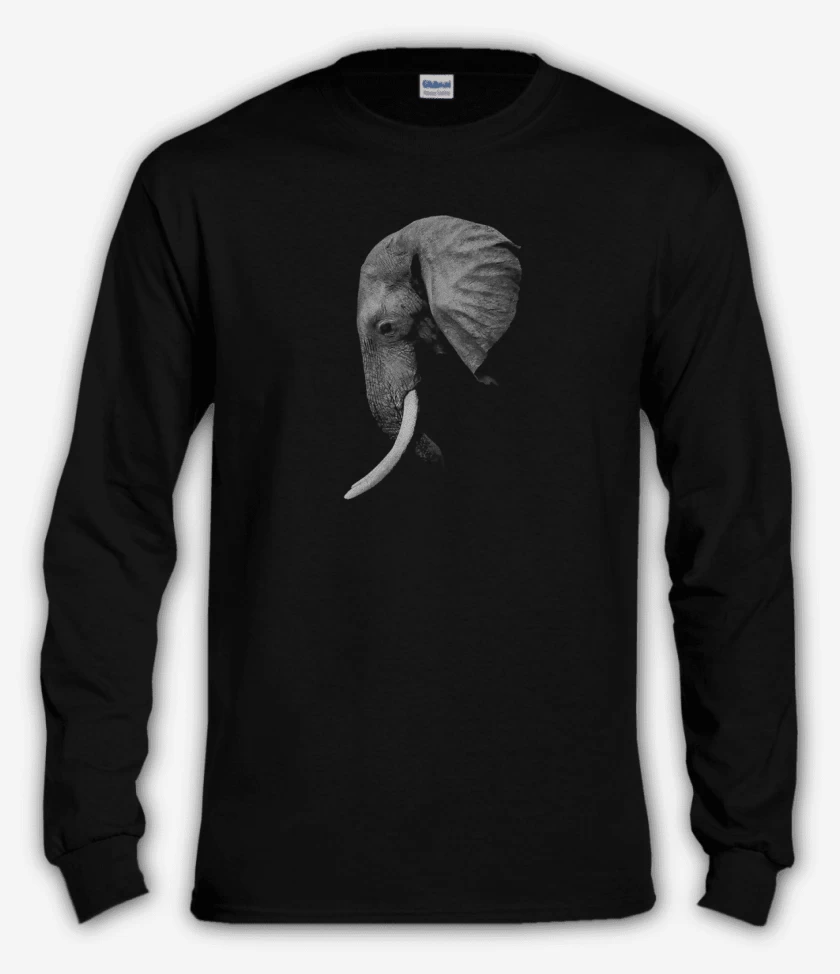 Polera manga larga Negro de L-FANTE