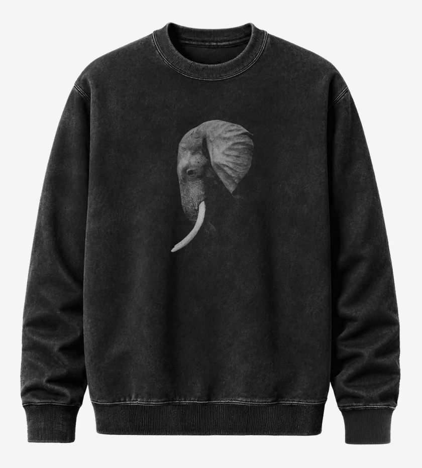 Poleron Polo Acid Wash Negro de L-FANTE