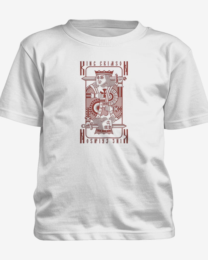 Polera de niño Blanco de king crimson 1 