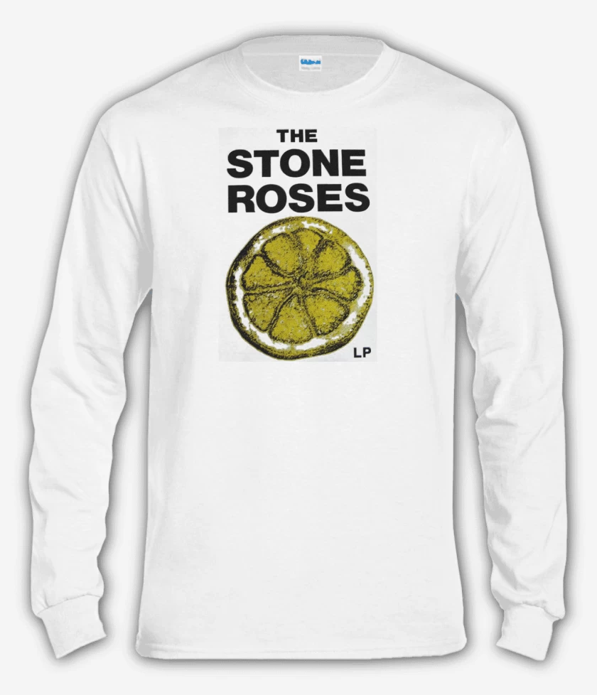 Polera manga larga Blanco de THE STONE ROSES LP